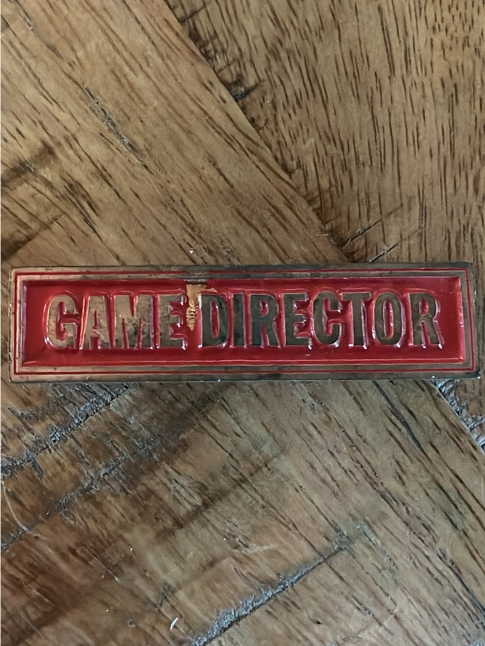 Vintage Game Director Enamel Pin
